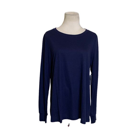 Torrid blue long sleeves crew neck top size M/L - Picture 1 of 11